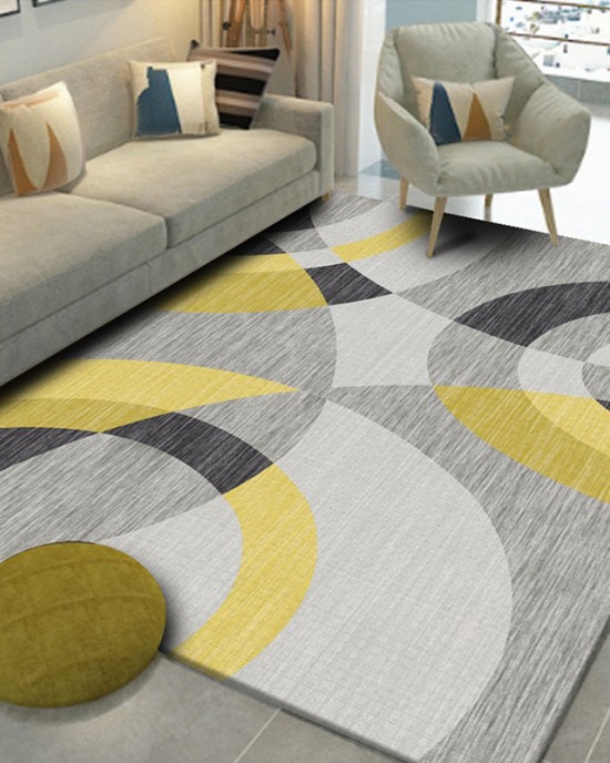 In stock: 3D printed carpets, Nordic geometric doormats, bedroom bay window bedside rugs, and living room coffee table sofa rugs
