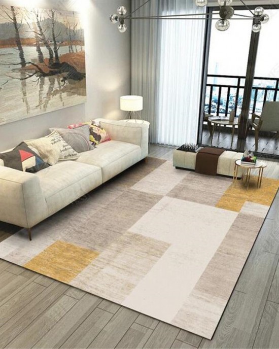 In stock: 3D printed carpets, Nordic geometric doormats, bedroom bay window bedside rugs, and living room coffee table sofa rugs
