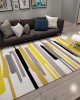 New autumn/winter geometric living room coffee table rug, bedroom bedside wall-to-wall carpet 3D printed rectangular bathroom doormat
