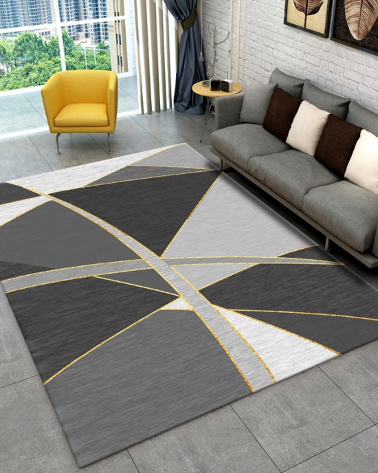 Nordic minimalist living room carpets, abstract geometric bedroom bedside rectangular wall-to-wall coffee table rugs, in stock Nordic minimalist living room carpets, abstract geometric bedroom bedside rectangular wall-to-wall coffee table rugs, in stock