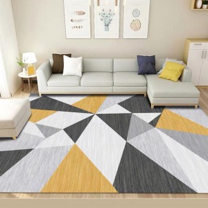 Nordic minimalist living room carpets, abstract geometric bedroom bedside rectangular wall-to-wall coffee table rugs, in stock