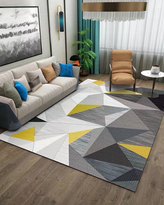 Nordic minimalist living room carpets, abstract geometric bedroom bedside rectangular wall-to-wall coffee table rugs, in stock Nordic minimalist living room carpets, abstract geometric bedroom bedside rectangular wall-to-wall coffee table rugs, in stock