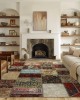 American retro Moroccan carpets, ethnic-style living room sofa coffee table rugs, and bedroom coffee table rugs Wall-to-wall homestay decorative carpet