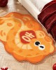 Year of the Snake bedside rug, bedroom, Spring Festival decoration, cartoon-style plush non-slip strip floor mat.