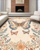 Cross-border American-style wall-to-wall living room carpet, absorbent, stain-resistant, easy-to-care sofa rug, outdoor balcony decorative rug.