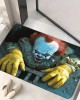 Cross-border Amazon TEMU Halloween clown series floor mat, wear-resistant, stain-resistant, and easy-care doormat for the entryway.
