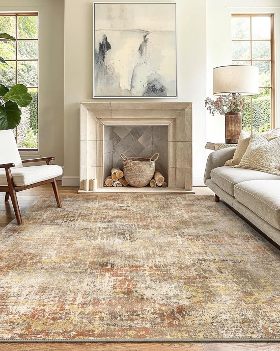 TEMU Cross-border Nordic Abstract Carpet, Living Room Decorative, Easy-Care, Non-Slip Sofa Blanket, Stain-Resistant Bedside Blanket