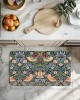TEMU cross-border American retro floral diatom mud absorbent floor mats, quick-drying, non-slip bathroom and toilet foot mats, in stock.