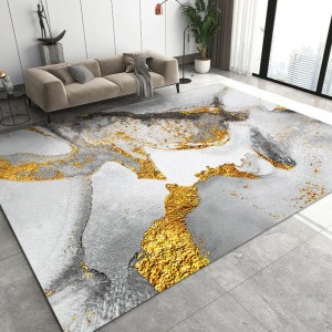 Light luxury minimalist decorative carpet, home living room, balcony, wall-to-wall, non-slip, stain-resistant, easy-care bedside rug