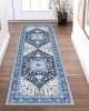 Cross-border TEMU Amazon vintage American hallway carpet, non-slip and stain-resistant, easy-care floor mat for living room and balcony