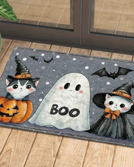 Cross-border Amazon Halloween-themed floor mat, home entryway, easy-care doormat, bathroom, non-slip mat Cross-border Amazon Halloween-themed floor mat, home entryway, easy-care doormat, bathroom, non-slip mat