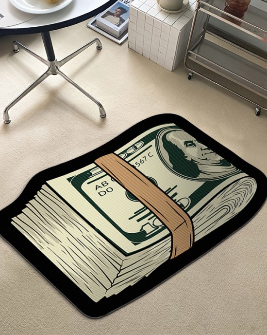 US dollar bill cross-border doormat, factory wholesale, Amazon entryway floor mat, wear-resistant decorative entryway mat US dollar bill cross-border doormat, factory wholesale, Amazon entryway floor mat, wear-resistant decorative entryway mat