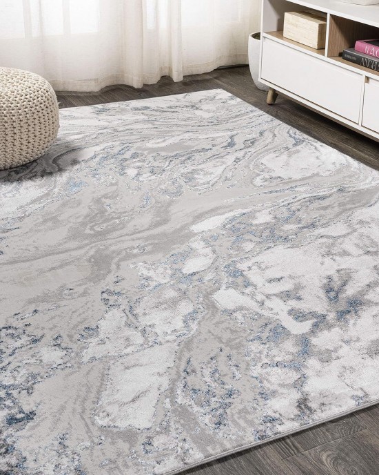 Cross-border Nordic abstract marble carpet, non-slip, stain-resistant, easy-to-care sofa rug for the living room, bedroom, decorative bedside rug.