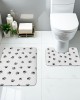 Cross-border modern minimalist diatom mud floor mat, absorbent and stain-resistant bathroom, U-shaped two-piece toilet mat set available for delivery. Cross-border modern minimalist diatom mud floor mat, absorbent and stain-resistant bathroom, U-shaped two-piece toilet mat set available for delivery.