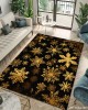 New Christmas printed living room carpet, European and American hotel/B&B terrace outdoor mat, home bedroom bedside rug