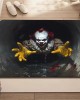 Cross-border Amazon TEMU Halloween clown series floor mat, wear-resistant, stain-resistant, and easy-care doormat for the entryway.
