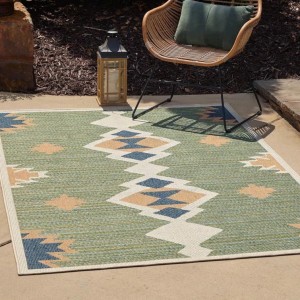 Cross-border outdoor camping rug, stain-resistant, large living room wall-to-wall sofa coffee table mat, porch/entrance door mat