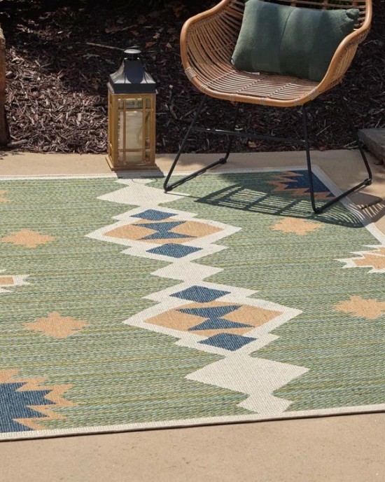 Cross-border outdoor camping rug, stain-resistant, large living room wall-to-wall sofa coffee table mat, porch/entrance door mat
