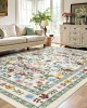 Factory Direct Bohemian American Floral Rug, Living Room Decorative Rug, Non-Slip, Wear-Resistant Coffee Table Mat