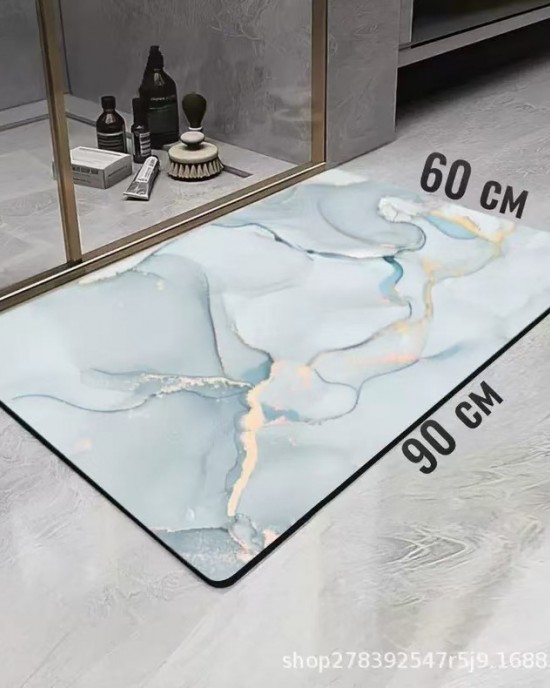 Cross-border TEMU cross-border marble diatom mud floor mats, non-slip and easy-care bathroom floor mats, wear-resistant entrance mats Cross-border TEMU cross-border marble diatom mud floor mats, non-slip and easy-care bathroom floor mats, wear-resistant entrance mats