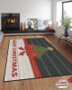 TEMU cross-border Christmas-style carpet for the living room, durable and stain-resistant, coffee table rug, bedroom, non-slip cooling rug. TEMU cross-border Christmas-style carpet for the living room, durable and stain-resistant, coffee table rug, bedroom, non-slip cooling rug.