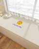 Useful all-season bedroom balcony mat, high-end absorbent mat, non-slip, stain-resistant, and easy-care imitation cashmere bay window mat.