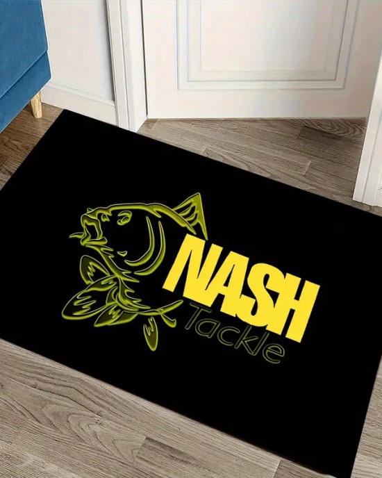 TEMU cross-border American trendy brand printed floor mats for home entryways, stain-resistant, wear-resistant, and easy-care mats.