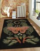 American retro animal carpet, living room decorative wall-to-wall rug, stain-resistant and wear-resistant area rug for bedroom bedside rug American retro animal carpet, living room decorative wall-to-wall rug, stain-resistant and wear-resistant area rug for bedroom bedside rug