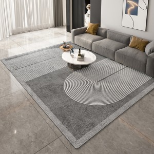 Nordic minimalist decorative carpet, home living room, non-slip, stain-resistant, easy-care sofa coffee table blanket, available for shipping.