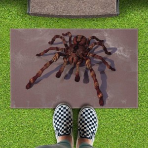 Cross-border Amazon Halloween floor mat, stain-resistant, easy-care floor mat for the home entryway, non-slip, absorbent floor mat for the bathroom.