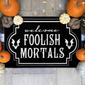 Cross-border Amazon Halloween floor mat, stain-resistant, easy-care floor mat for the home entryway, non-slip, absorbent floor mat for the bathroom.