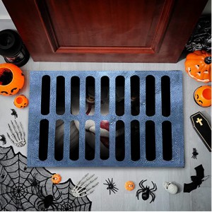 Amazon cross-border clown Halloween series printed floor mats for home entryways, stain-resistant, wear-resistant, and easy-care doormats.