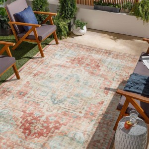 Cross-border American Persian carpet, stain-resistant, non-slip floor mat for the living room, bedside blanket for hotels and homestays, and outdoor camping mats.