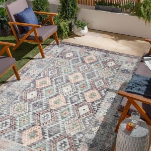 Cross-border American Persian carpet, stain-resistant, non-slip floor mat for the living room, bedside blanket for hotels and homestays, and outdoor camping mats.