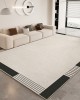 Living room carpets, stain-resistant and easy-care, Nordic-lined, non-slip, wear-resistant crystal velvet carpets, home insulation and warmth