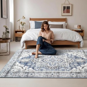 Cross-border Amazon Persian carpet, living room, stain-resistant, easy-care, dust-proof bedside decorative rug