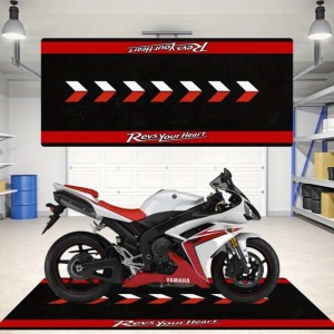 New Amazon cross-border crystal velvet floor mats for home basements, stain-resistant, wear-resistant, and easy-care motorcycle display mats