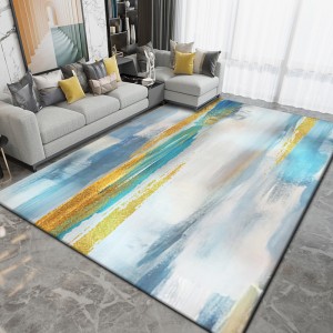 Cross-border Nordic light luxury living room sofa blankets, simple geometric bedroom bedside blankets, B&B and hotel decorative carpets
