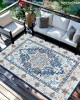 Cross-border TEMU Persian print carpet, easy-care sofa blanket for the living room, non-slip coffee table mat for the balcony.