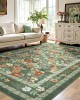 Factory Direct Bohemian American Floral Rug, Living Room Decorative Rug, Non-Slip, Wear-Resistant Coffee Table Mat