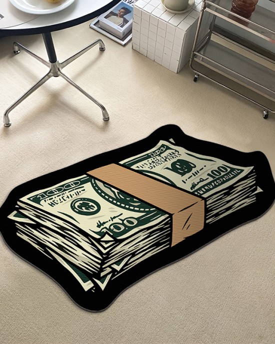 US dollar bill cross-border doormat, factory wholesale, Amazon entryway floor mat, wear-resistant decorative entryway mat US dollar bill cross-border doormat, factory wholesale, Amazon entryway floor mat, wear-resistant decorative entryway mat