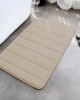 Cross-border striped quilted coral fleece floor mat, manufacturer wholesale, non-slip bathroom mats, TEMU Amazon stock and dropshipping