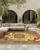 Cross-border cartoon Persian living room wall-to-wall carpet, non-slip and stain-resistant, outdoor terrace sofa blanket available for shipping