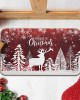 Diatom mud Amazon Christmas print floor mats, easy-care, stain-resistant, and wear-resistant doormats, available for shipping.