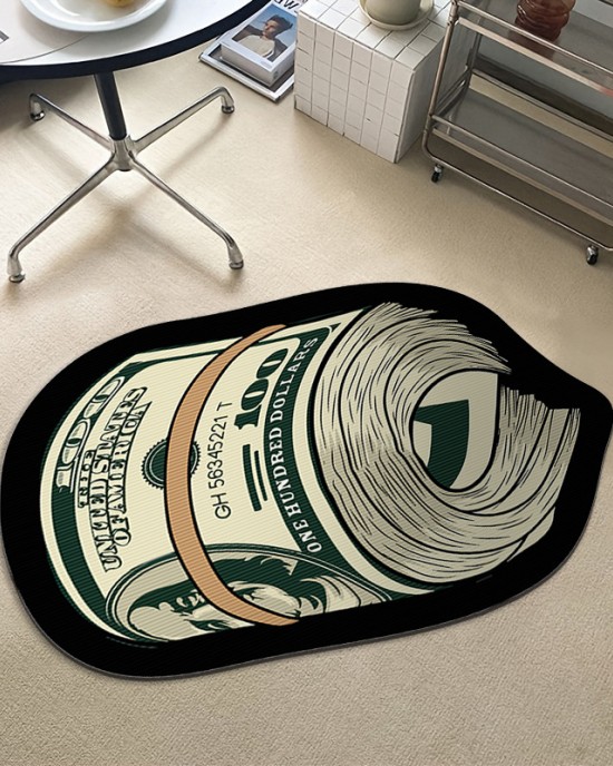 US dollar bill cross-border doormat, factory wholesale, Amazon entryway floor mat, wear-resistant decorative entryway mat US dollar bill cross-border doormat, factory wholesale, Amazon entryway floor mat, wear-resistant decorative entryway mat