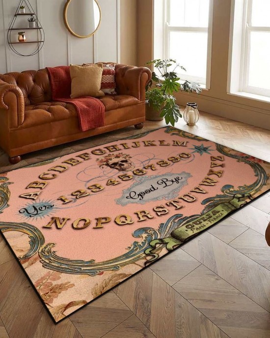 Amazon cross-border Halloween carpet, non-slip, stain-resistant, easy-care carpet, bedroom decorative bedside rug, available for shipping.