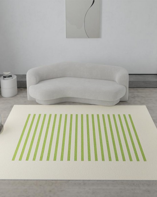 Dopamine Instagram-style imitation cashmere living room rug, non-slip bedside rug for girls' bedrooms, hotel and B&B decorative mat