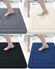 Temu Amazon spot shipping, cross-border zigzag pattern coral fleece floor mat, factory wholesale, non-slip bathroom mats