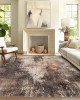Cross-border Amazon Nordic abstract crystal velvet rug, non-slip, stain-resistant sofa coffee table mat for living room decoration.