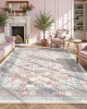 Factory Direct Bohemian American Floral Rug, Living Room Decorative Rug, Non-Slip, Wear-Resistant Coffee Table Mat